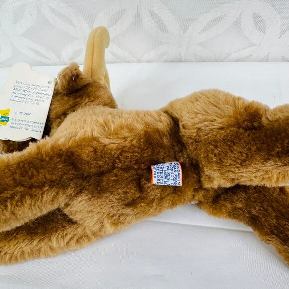 VTG 1978 Dakin Maxie Moose 10” Bean Bag Brown Plush Stuffed Animal Toy Vinta - Picture 2 of 5